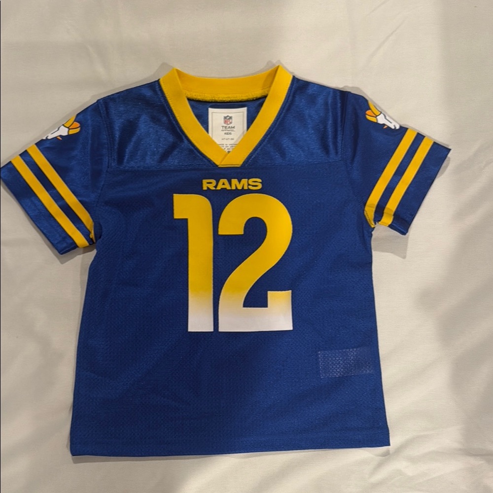 Kids Rams Blue and Yellow Team Jersey